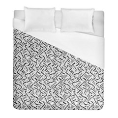 Wavy Intricate Seamless Pattern Design Duvet Cover (full/ Double Size) by dflcprints