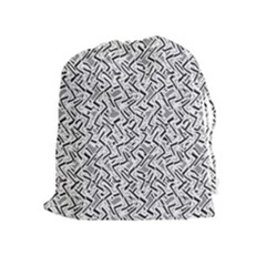 Wavy Intricate Seamless Pattern Design Drawstring Pouches (extra Large) by dflcprints