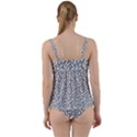 Wavy Intricate Seamless Pattern Design Twist Front Tankini Set View2