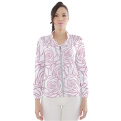 Pink Peonies Wind Breaker (women) by NouveauDesign