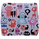 Funky Monsters Pattern Back Support Cushion View1