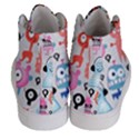 Funky Monsters Pattern Men s Hi-Top Skate Sneakers View4