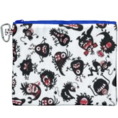 Goofy Monsters Pattern  Canvas Cosmetic Bag (xxxl)