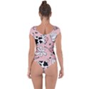 Fresh Milk Cow Pattern Short Sleeve Leotard  View2