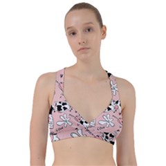 Fresh Milk Cow Pattern Sweetheart Sports Bra by Bigfootshirtshop