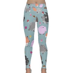 Little Round Animal Friends Classic Yoga Leggings by Bigfootshirtshop