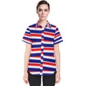 Red White Blue Patriotic Ribbons Women s Short Sleeve Shirt View1