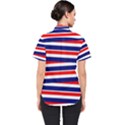 Red White Blue Patriotic Ribbons Women s Short Sleeve Shirt View2