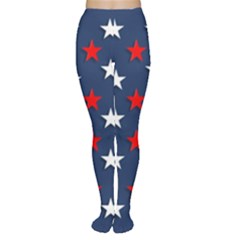 Patriotic Colors America Usa Red Women s Tights