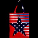 Patriotic American Usa Design Red Zipper Classic Tote Bag View2