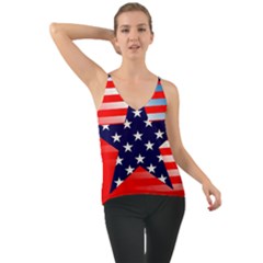 Patriotic American Usa Design Red Cami by Celenk