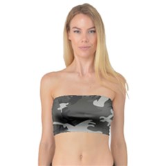 Camouflage Pattern Disguise Army Bandeau Top by Celenk