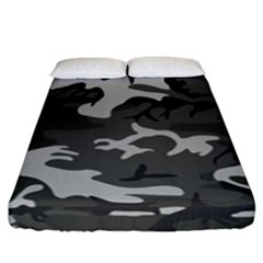 Camouflage Pattern Disguise Army Fitted Sheet (king Size) by Celenk