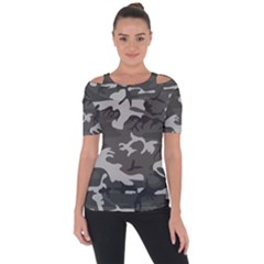 Camouflage Pattern Disguise Army Short Sleeve Top