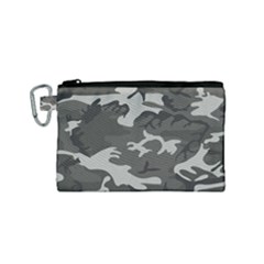 Camouflage Pattern Disguise Army Canvas Cosmetic Bag (small) by Celenk