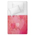 Pink Hearts Pattern Duvet Cover (Single Size) View1