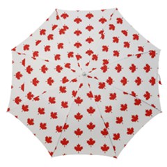 Maple Leaf Canada Emblem Country Straight Umbrellas by Celenk