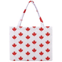 Maple Leaf Canada Emblem Country Mini Tote Bag by Celenk