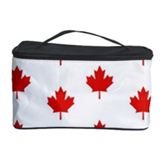 Maple Leaf Canada Emblem Country Cosmetic Storage Case by Celenk