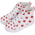 Maple Leaf Canada Emblem Country Kid s Hi-Top Skate Sneakers View2