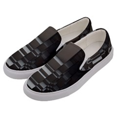 Fractal Render Cube Cubic Shape Men s Canvas Slip Ons