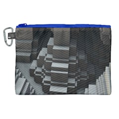 Fractal Render Cube Cubic Shape Canvas Cosmetic Bag (xl)