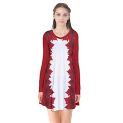 Canada Maple Leaf Art Flare Dress by CanadaSouvenirs