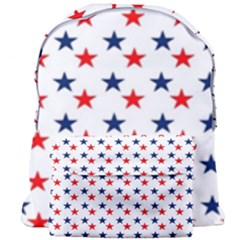 Patriotic Red White Blue Stars Usa Giant Full Print Backpack