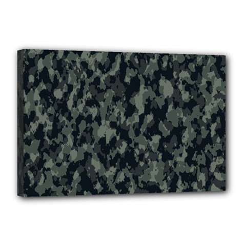 Camouflage Tarn Military Texture Canvas 18  X 12  by Celenk