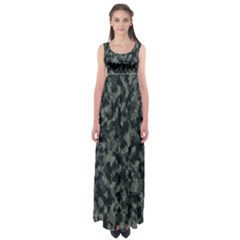 Camouflage Tarn Military Texture Empire Waist Maxi Dress by Celenk