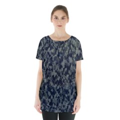 Camouflage Tarn Military Texture Skirt Hem Sports Top