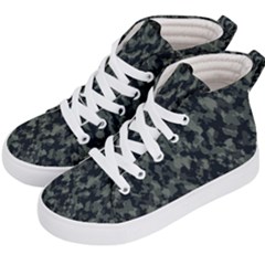 Camouflage Tarn Military Texture Kid s Hi-top Skate Sneakers