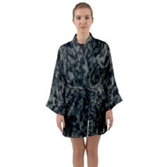 Camouflage Tarn Military Texture Long Sleeve Kimono Robe