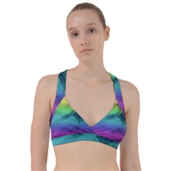 Yellowstone Wolfs Sunset Sweetheart Sports Bra by PodArtist