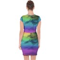 Yellowstone Wolfs Sunset Capsleeve Drawstring Dress  View2