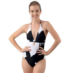 A033c2c9 48dc 4a96 9813 8c7e2baa8967 Halter Cut-out One Piece Swimsuit