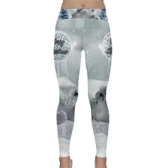 Cute Polar Bear Baby, Merry Christmas Classic Yoga Leggings by FantasyWorld7