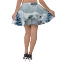 Cute Polar Bear Baby, Merry Christmas Velvet Skater Skirt View2