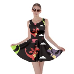 Cute Flying Dragons Skater Dress by Bigfootshirtshop