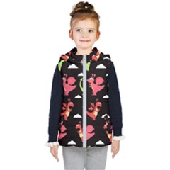 Cute Flying Dragons Kid s Puffer Vest by Bigfootshirtshop