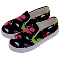 Cute Flying Dragons Kids  Canvas Slip Ons by Bigfootshirtshop