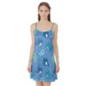 Cute Narwhal Pattern Satin Night Slip View1