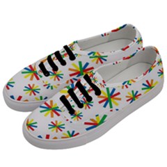 Celebrate Pattern Colorful Design Men s Classic Low Top Sneakers