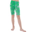 Snowflakes Winter Christmas Overlay Kids  Mid Length Swim Shorts View1