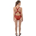 Star Stars Pattern Design Cut-Out Back One Piece Swimsuit View2