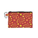 Star Stars Pattern Design Canvas Cosmetic Bag (Small) View1