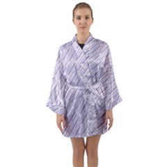 Halloween Lilac Paper Pattern Long Sleeve Kimono Robe by Celenk