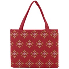 Pattern Background Holiday Mini Tote Bag by Celenk