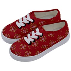 Pattern Background Holiday Kids  Classic Low Top Sneakers by Celenk