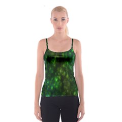 Bokeh Background Texture Marijuana Spaghetti Strap Top by Celenk